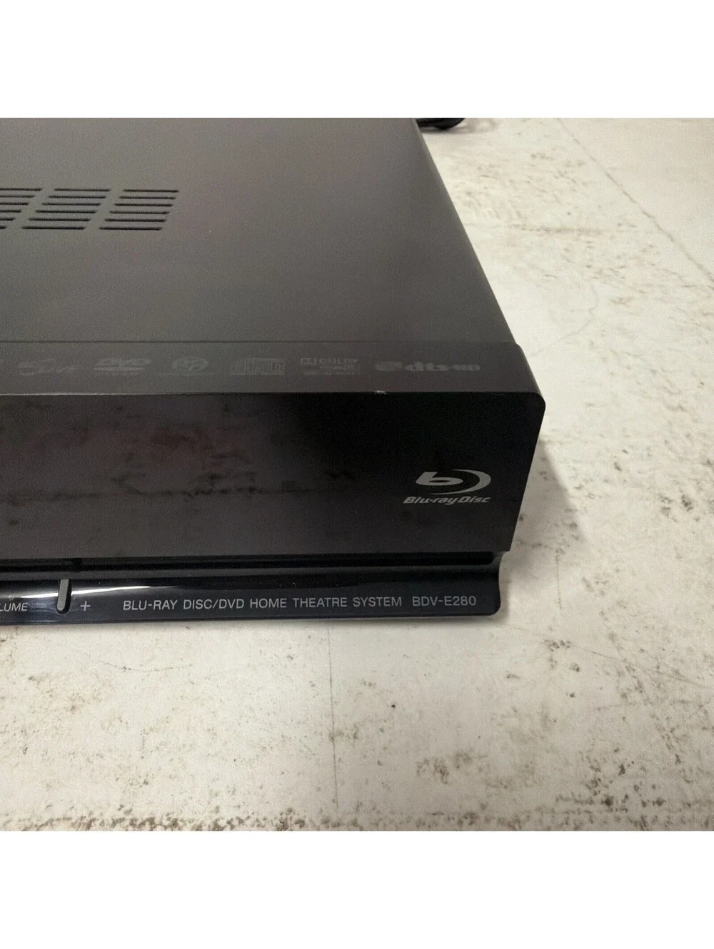 Sony 3D Blu-Ray DVD Home Theater Base Unit BDV-E280 TESTED, No Remote